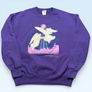 Jerzees Sweatshirt L Fleece Angels Christmas Sight & Sound